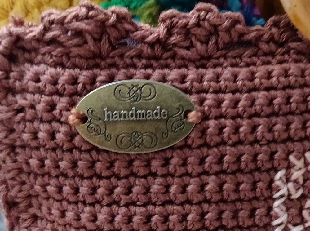 Mini Embroidered %100 Handmade Crochet š§¶Hand Bag - Picture 11 of 13